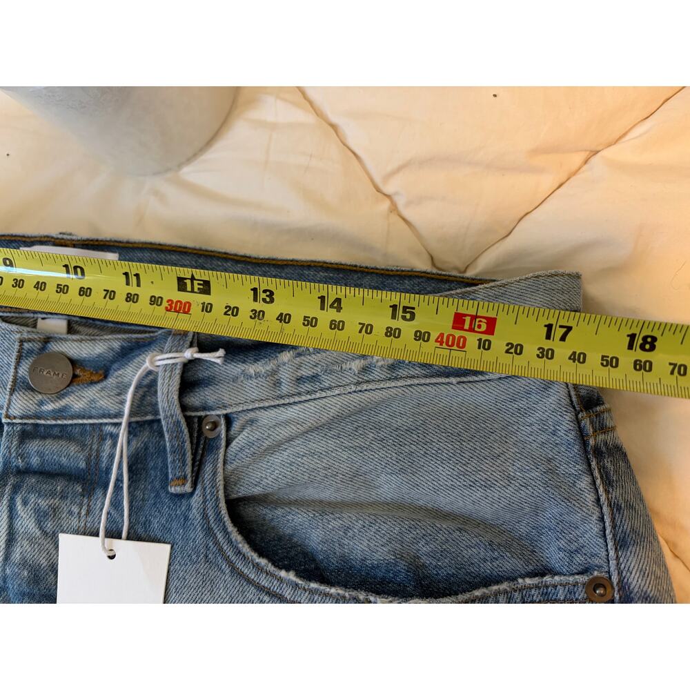 FRAME "Le Original" Jeans, High-Rise/Straight Fit, Size 33 (12/14). NWT - Picture 7 of 10